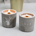 Purple Fig & Casis Love Medium Candle Pot