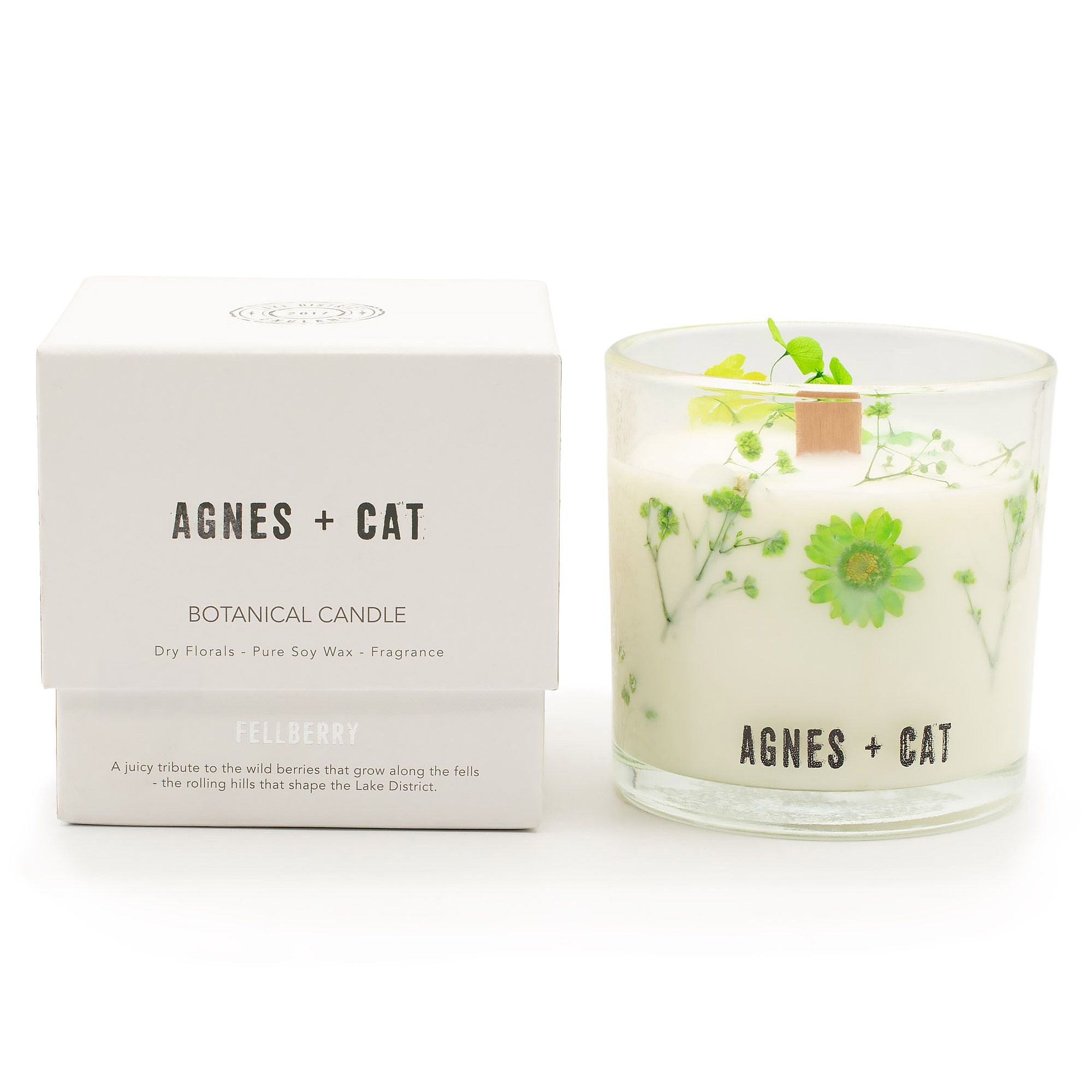 Fellberry Agnes + Cat Botanical Soy Wax Candle