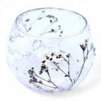 The Botanist's Bowl — Pressed Wildflower Candle Holder