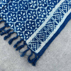 Madjid Tiles Handmade Indigo Runner