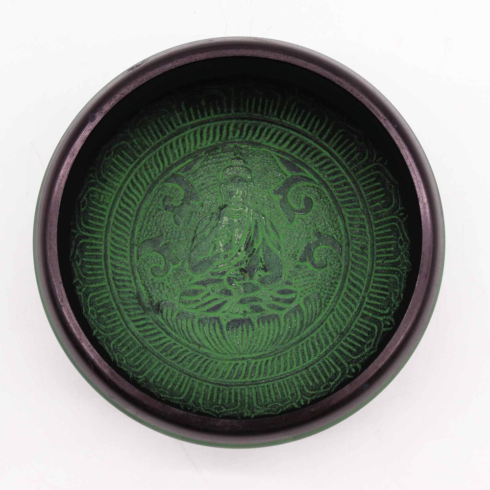 Mandala Buddha  Earth Powder Singing Bowl