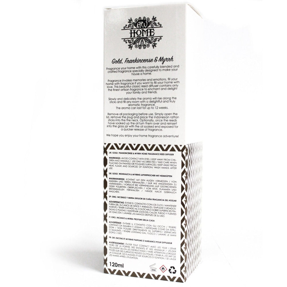 Gold, Frankincense & Myrrh Reed Diffuser