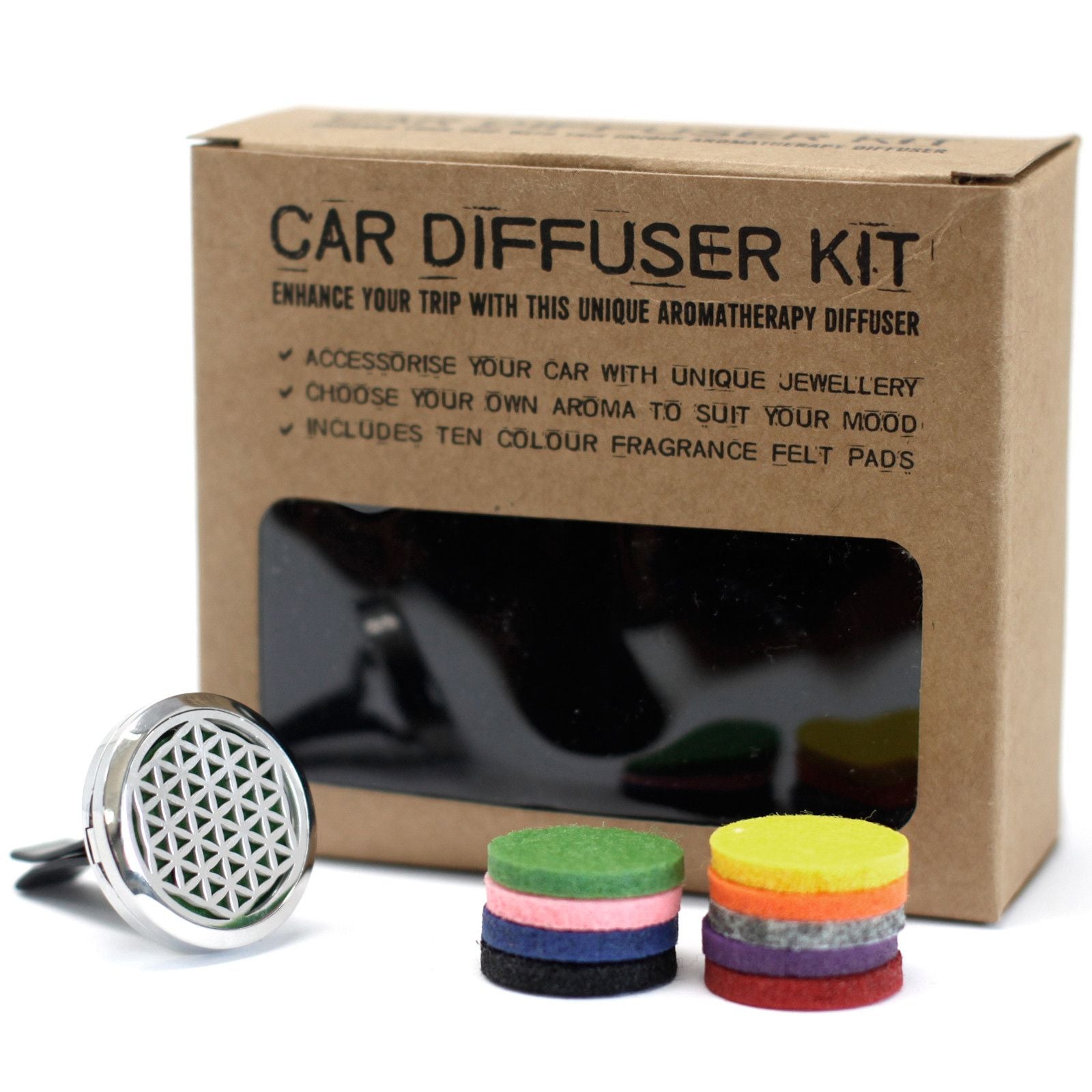Flower of Life Car Diffuser Kit 30mm