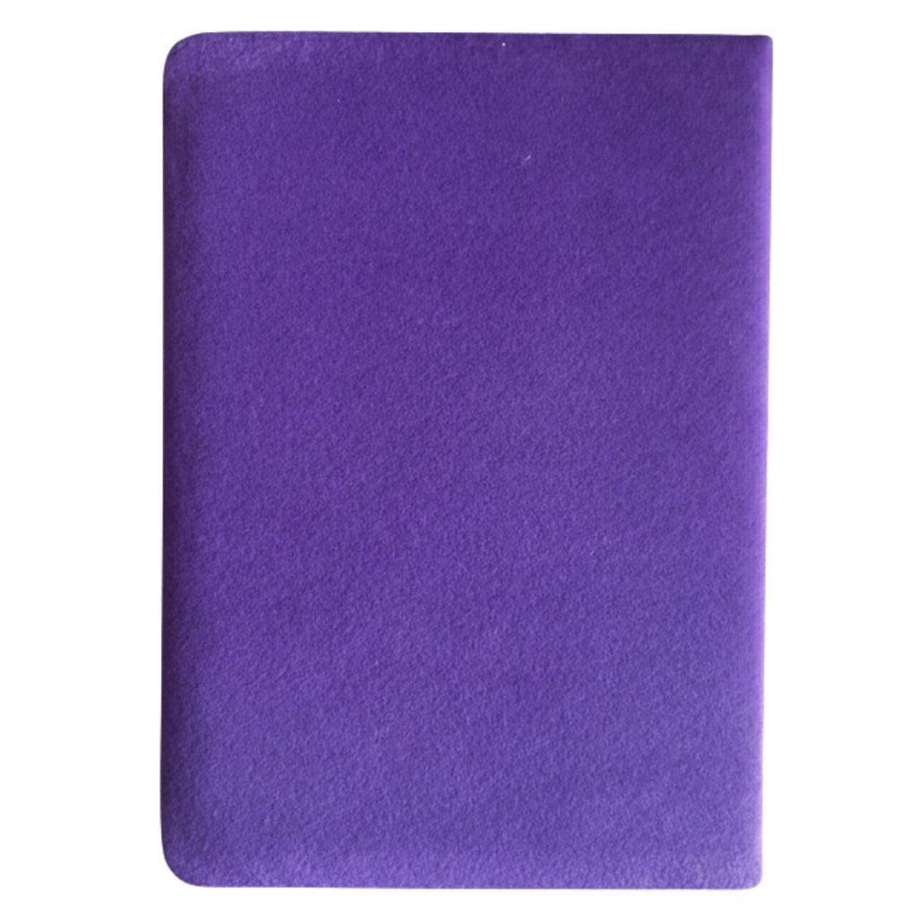 Create Magic Purple Velvet Notebook