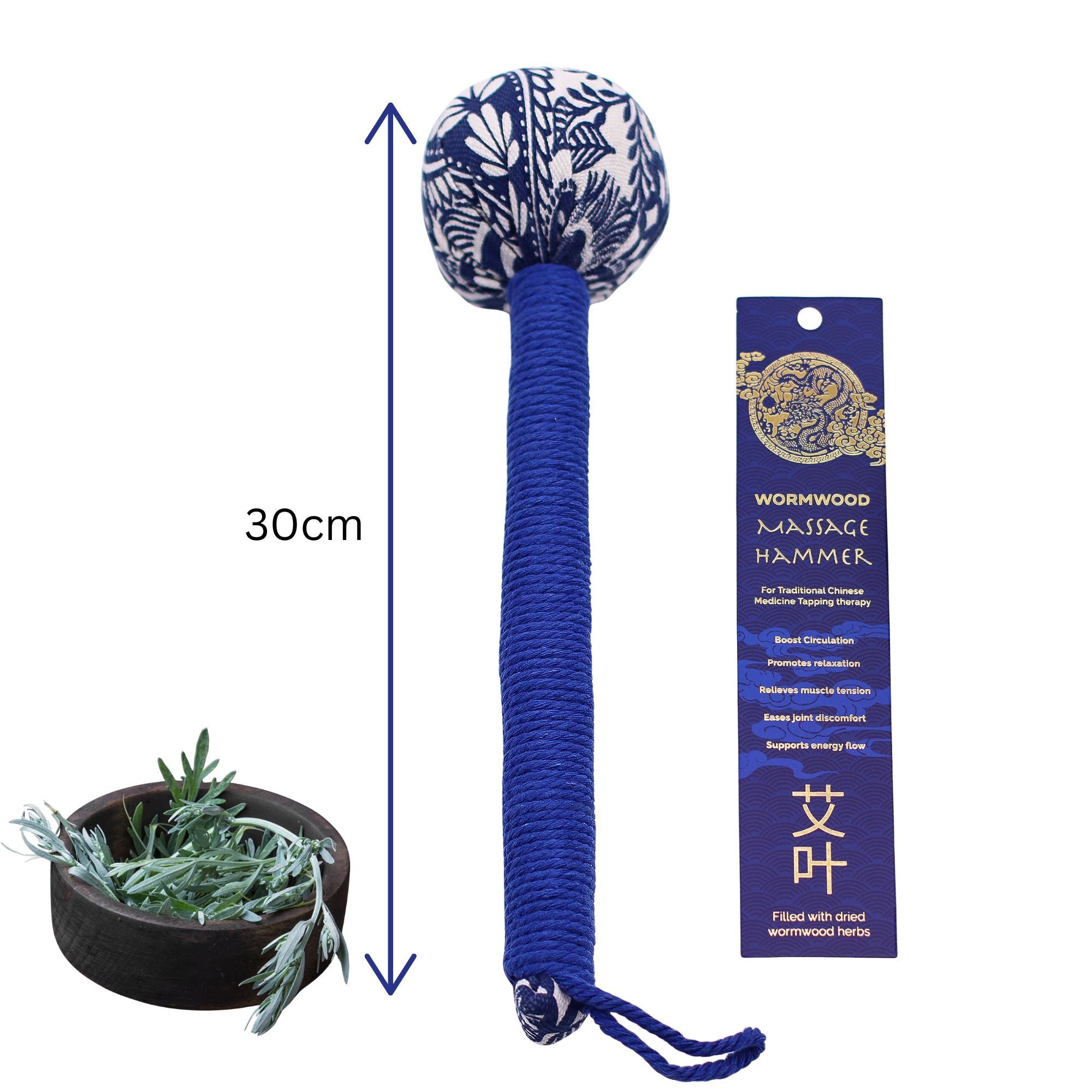 Blue Wormwood Massage Hammer