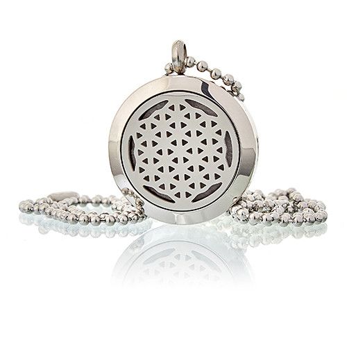 Flower of Life Aromatherapy Diffuser Necklace 25mm