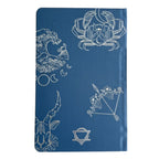 Silver Zodiac Midnight Blue Wellness Journal