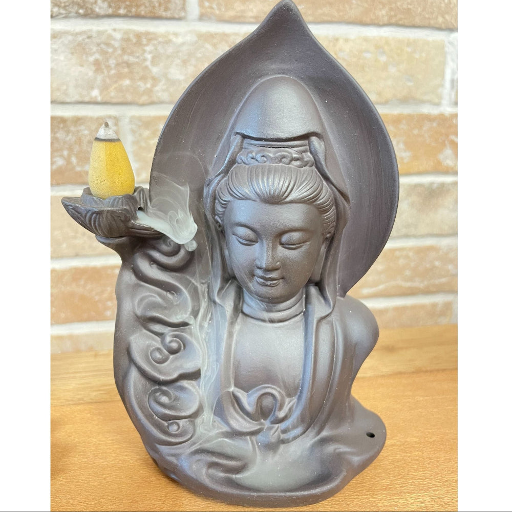 Serene Buddha Backflow Incense Burner