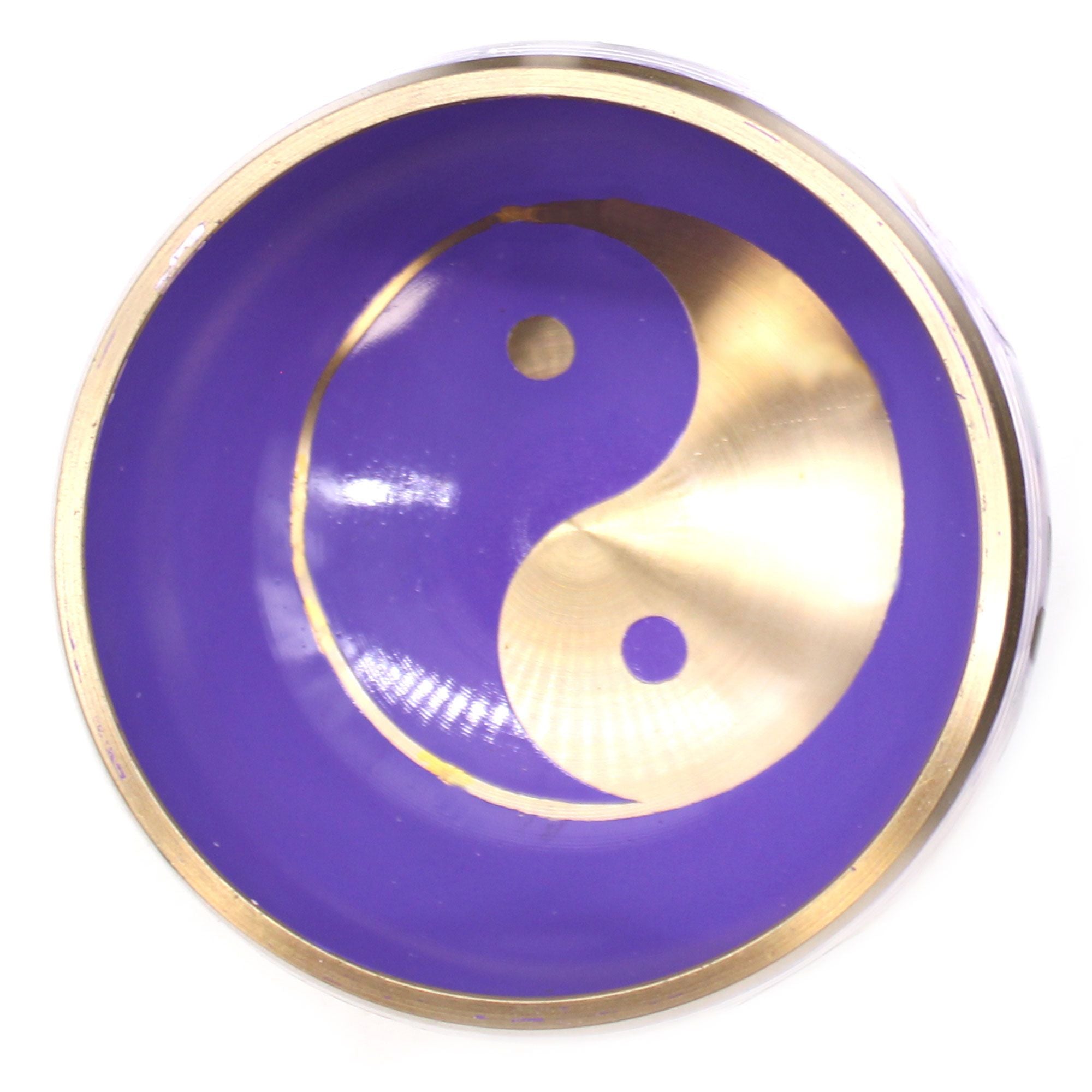 Yin & Yang White/Purple  Singing Bowl Set