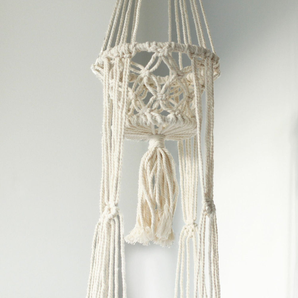 Double Holder Macrame Pot Holder