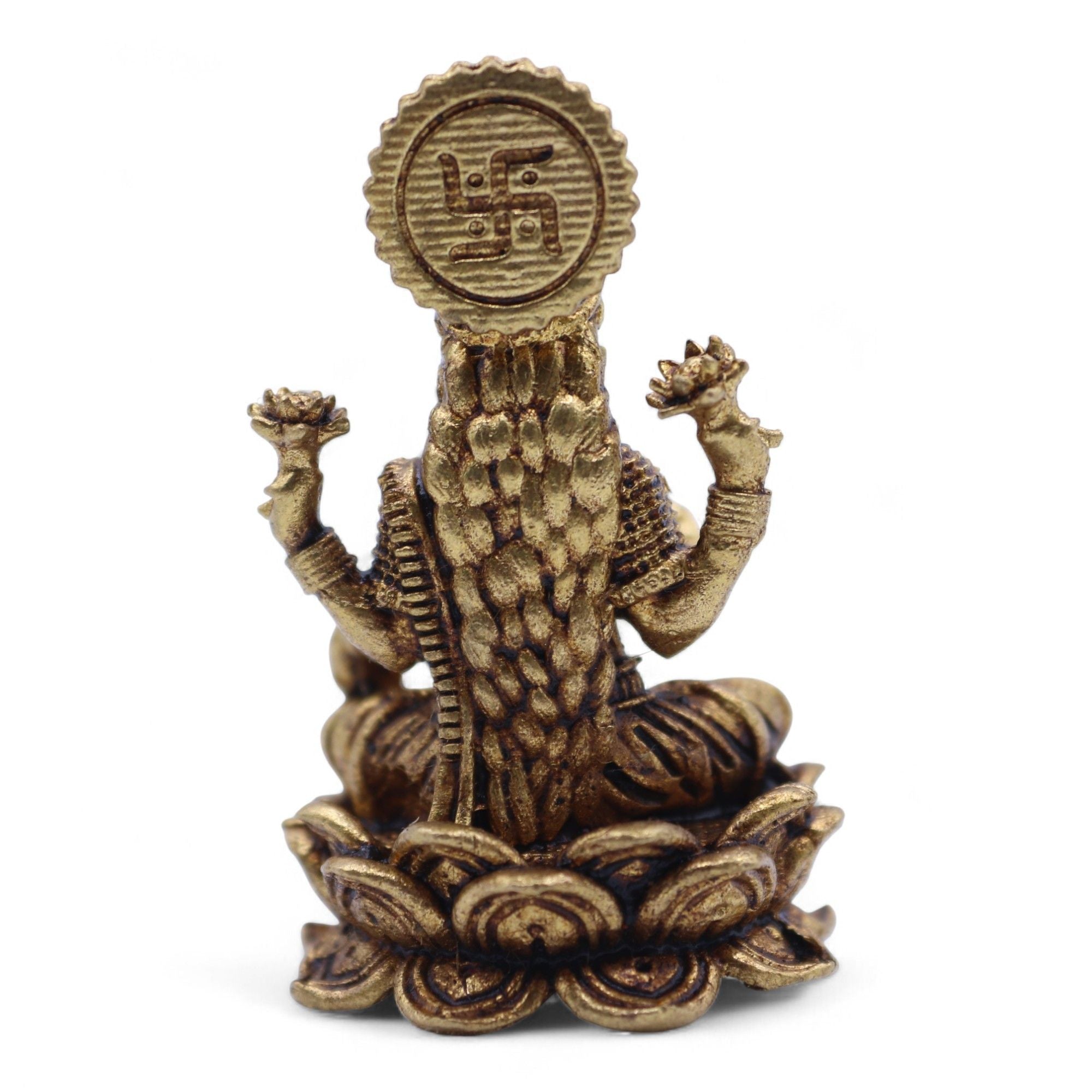 Laxmi  Brass Miniature Gods 37mm