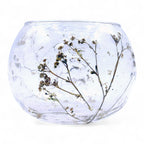 The Botanist's Bowl — Pressed Wildflower Candle Holder