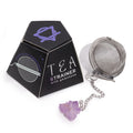Amethyst Cluster Raw Crystal Gemstone Tea Strainer