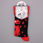 Red Dragons Hop Hare Bamboo Socks M/L