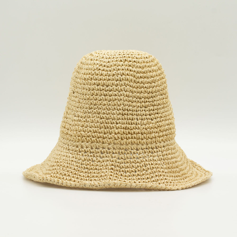 Nomad Sari Natural Beige Floppy Straw Sun Hat