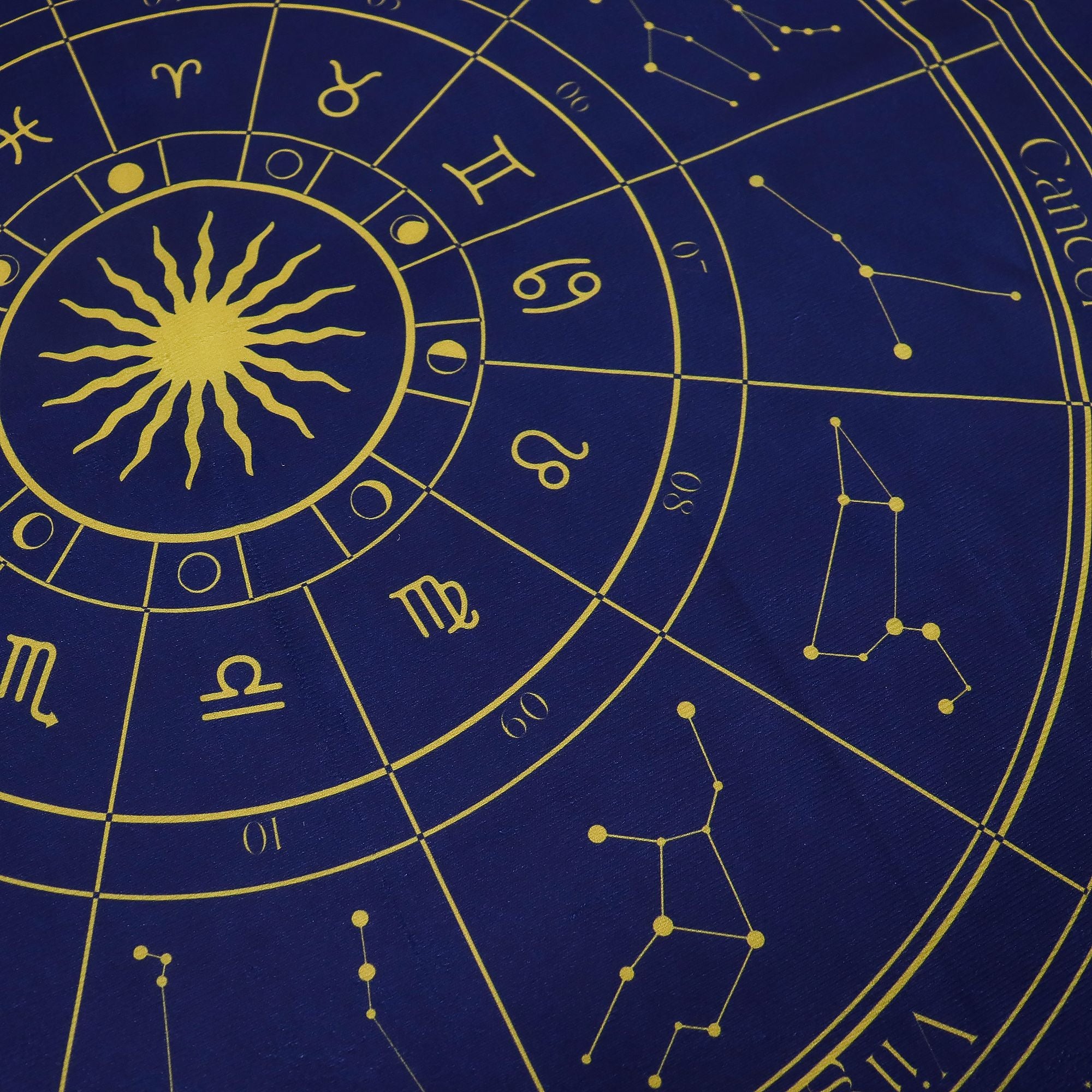 Zodiac Tarot Reading Cloth