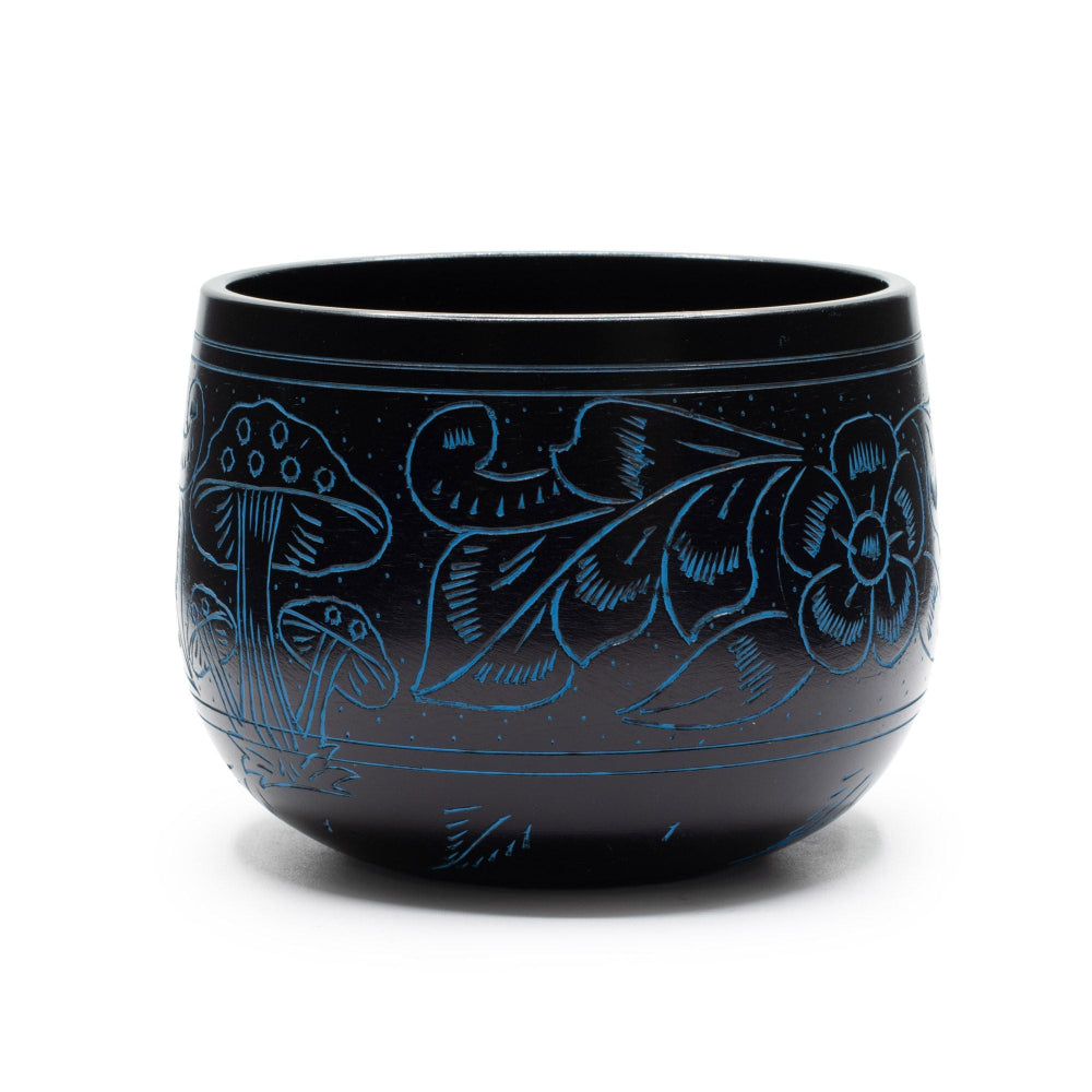 The Mushroom Cauldron Singing Bowl — Blue