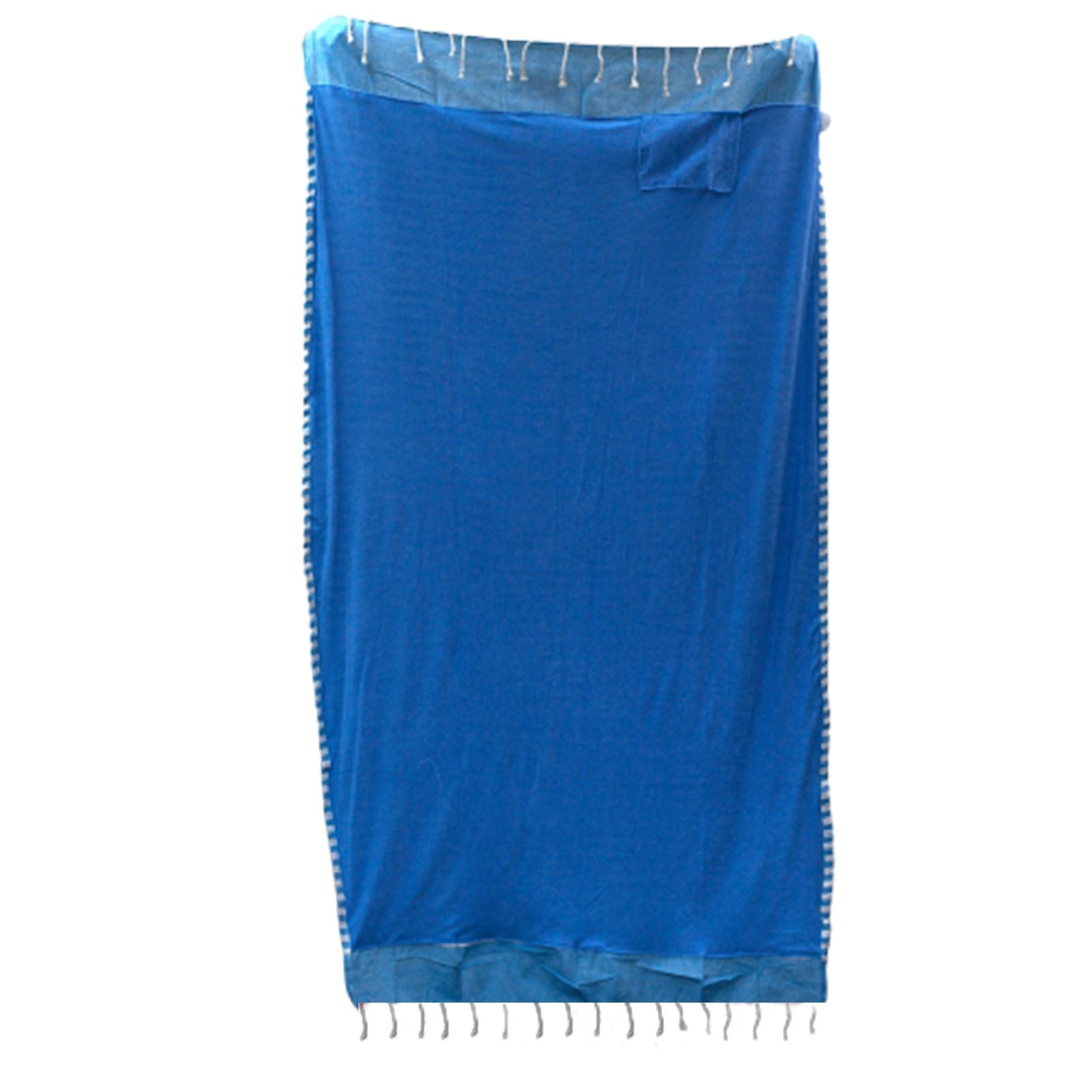 Sky Blue Cotton Pario Towel