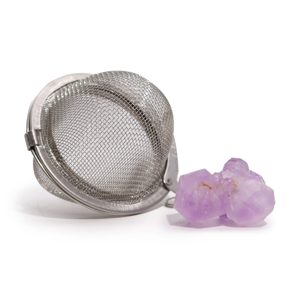 Amethyst Cluster Raw Crystal Gemstone Tea Strainer