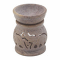 Elephant Small Soapstone Oil Burner