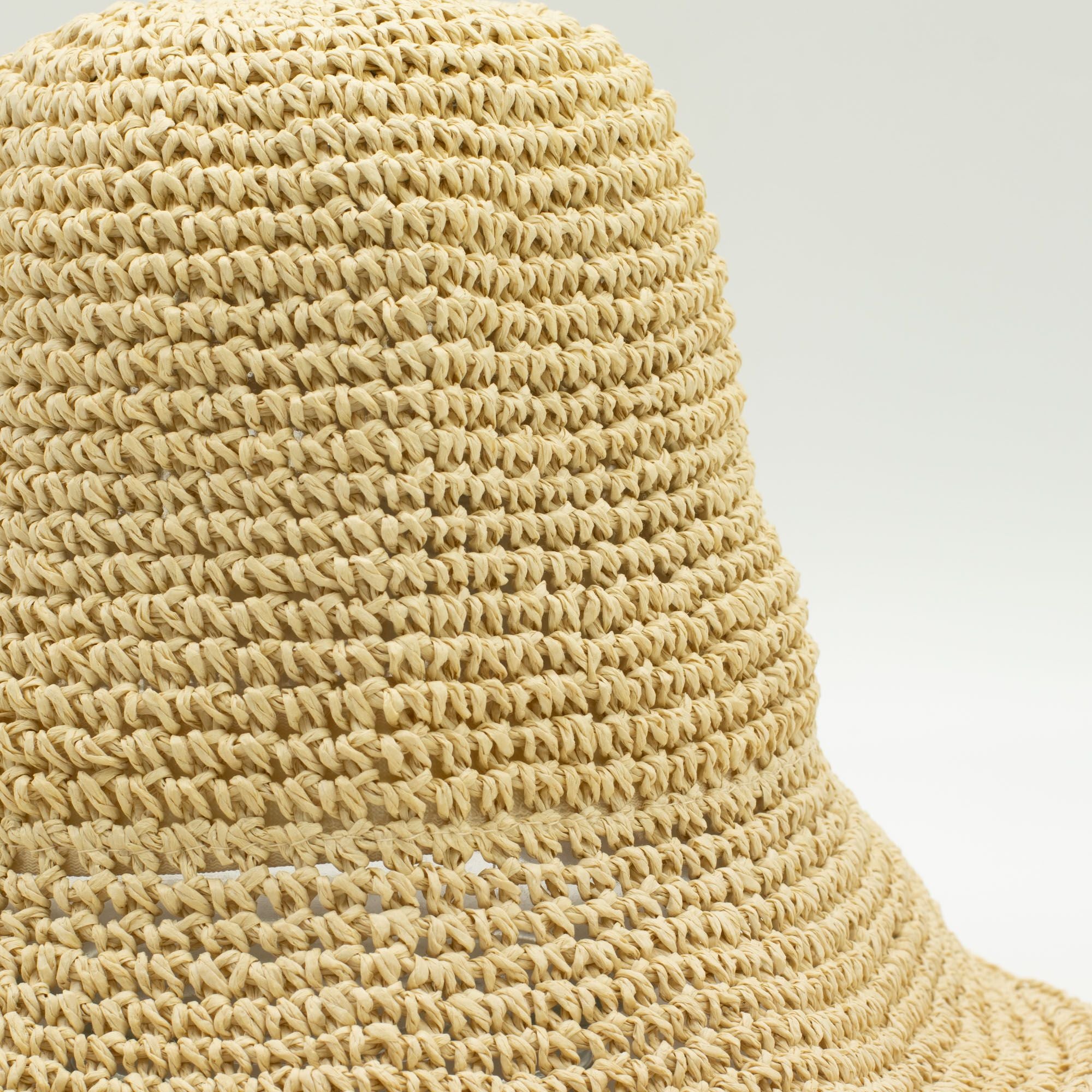 Nomad Sari Natural Beige Floppy Straw Sun Hat