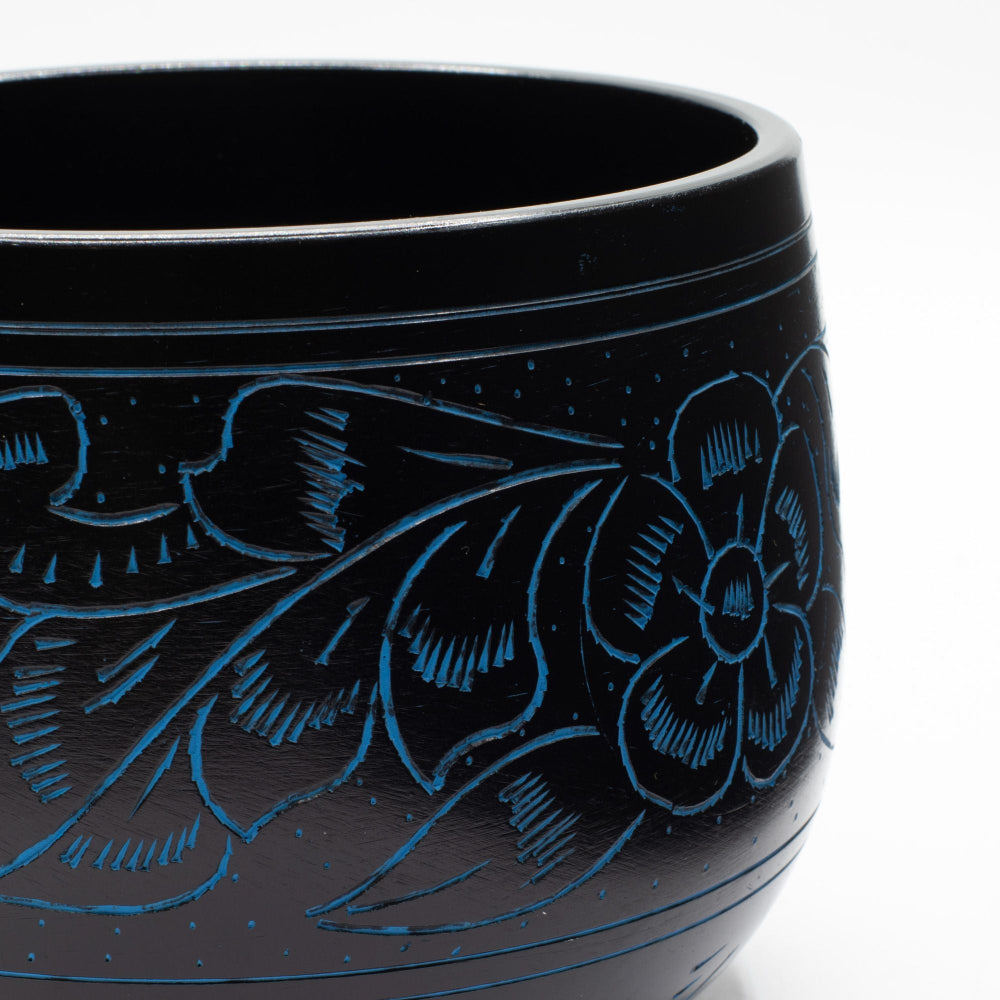 The Mushroom Cauldron Singing Bowl — Blue