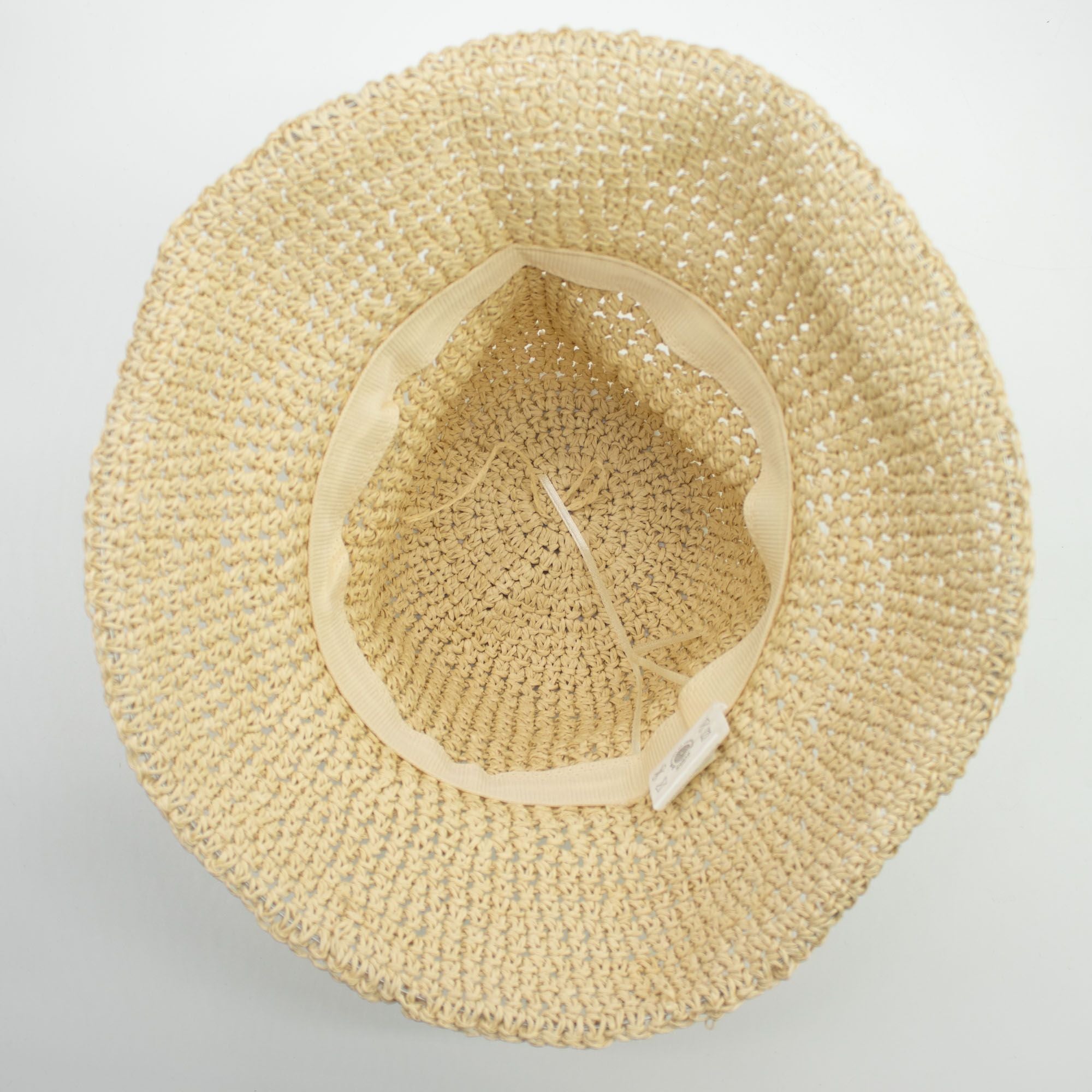 Nomad Sari Natural Beige Floppy Straw Sun Hat