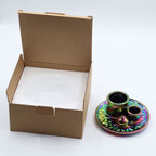 Mandala Metallic Rainbow Palo Santo Stick & Smudge Holder