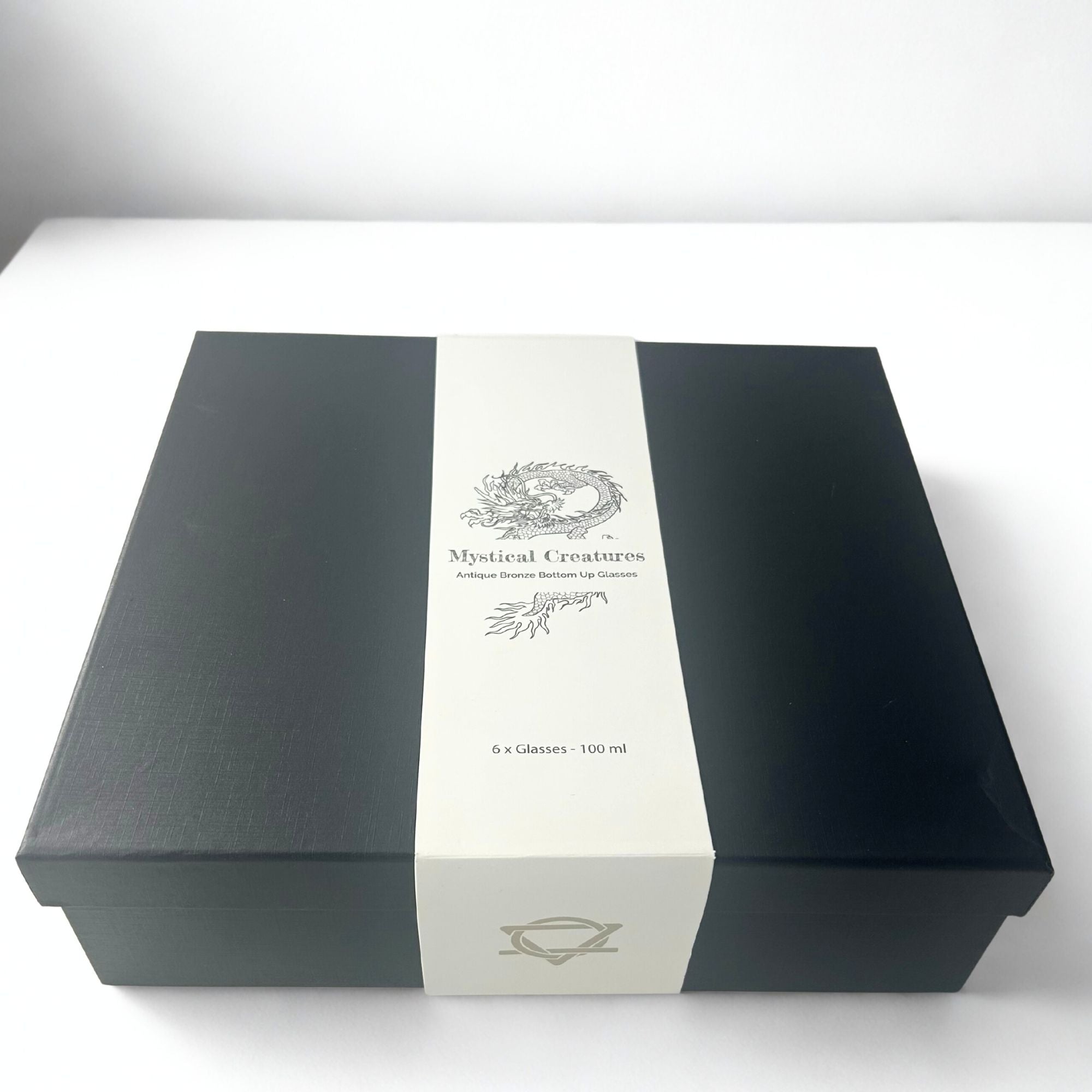 Mystical Creatures Antique Bronze Gift Set of 6 Glasses (100ml)