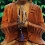 108 Bead Mala Necklace - Lapis Lazuli