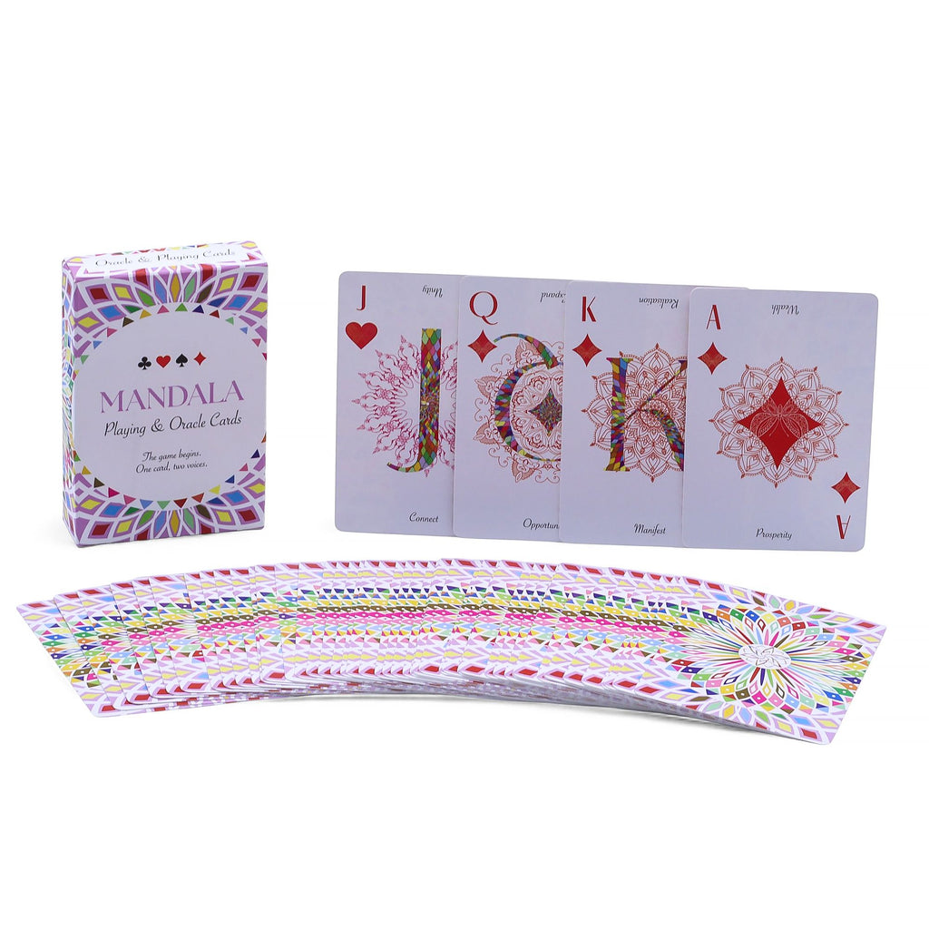 Kaleidoscope Symmetry Mandala Playing & Oracle Cards