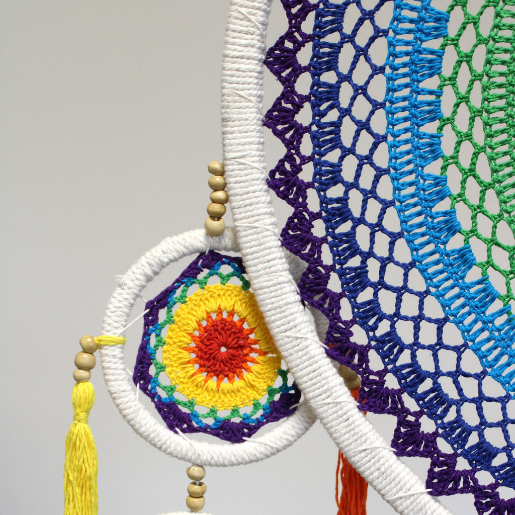Vivid Rainbow Extra Large Dreamcatcher