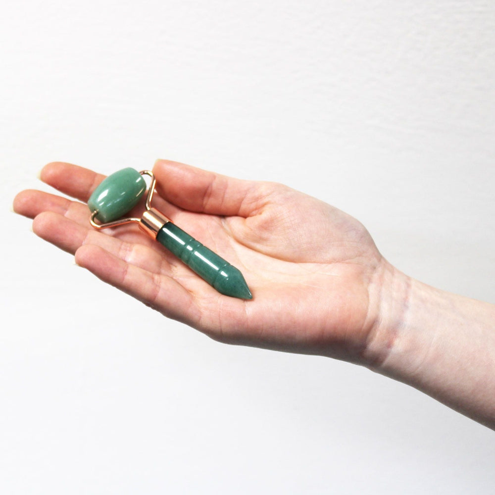 Jade Gemstone Mini Roller