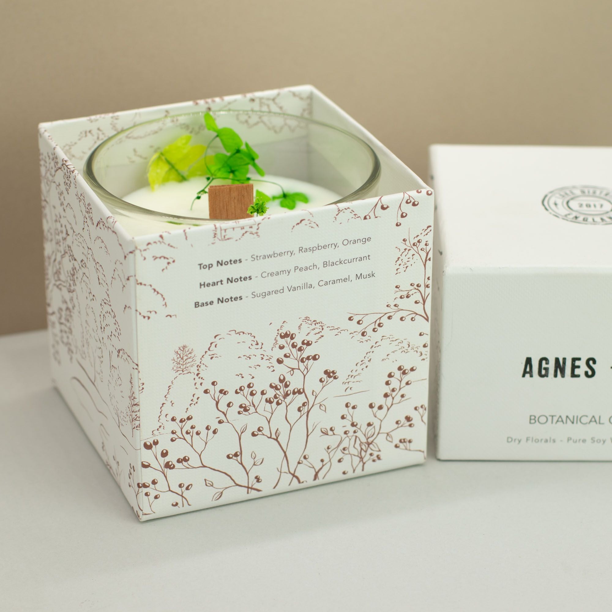 Fellberry Agnes + Cat Botanical Soy Wax Candle