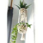 Double Holder Macrame Pot Holder