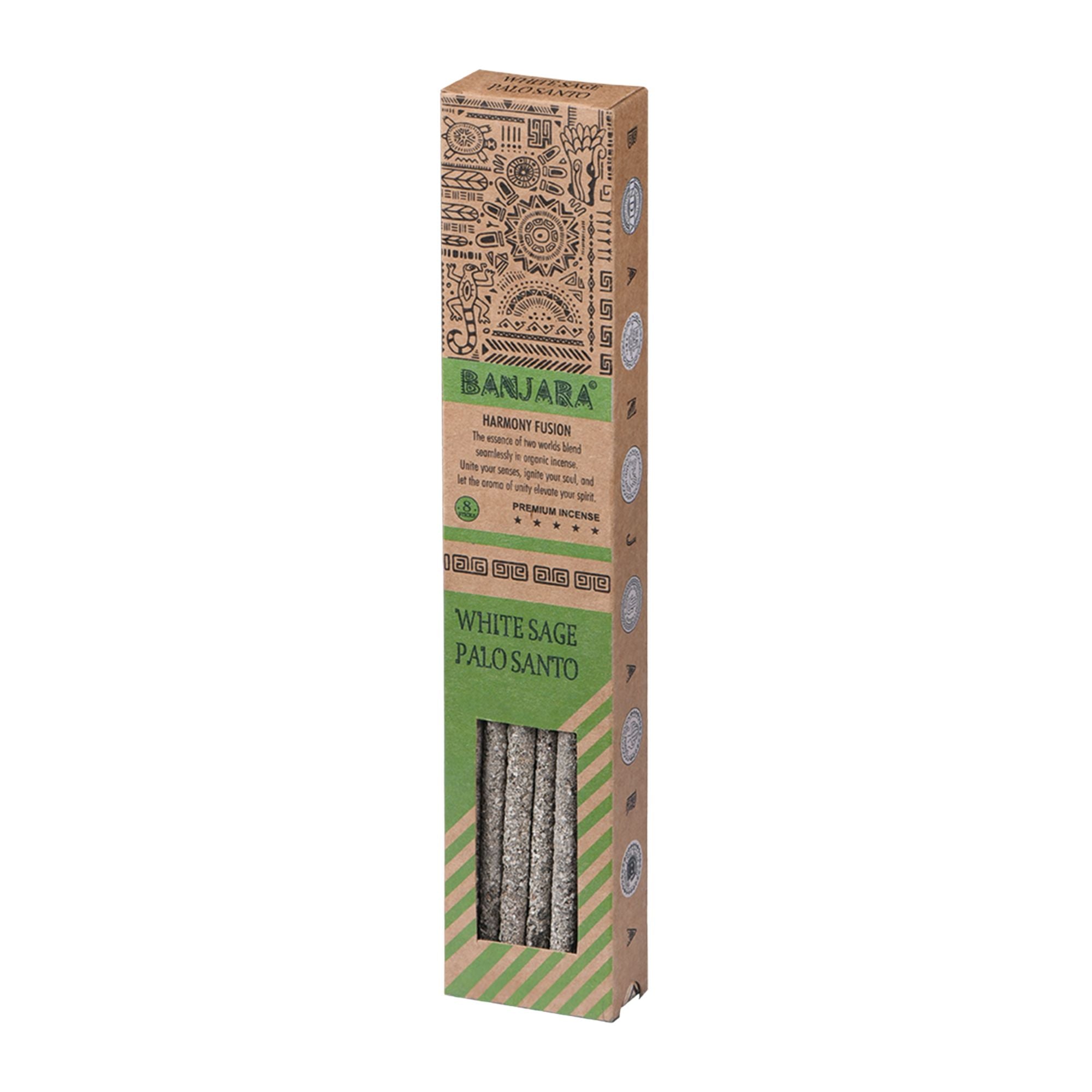 White Sage Banjara Palo Santo Smudge Sticks