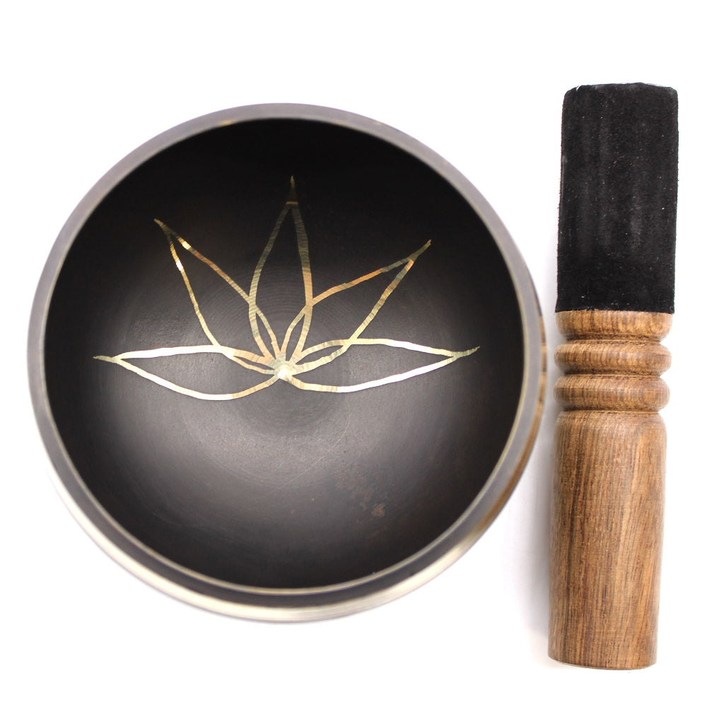 Lotus Flower Tibetan Singing Bowl Set | Symbol of Spiritual Awakening