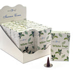 White Sage Incense Cones | Stamford Premium | Pack of 15
