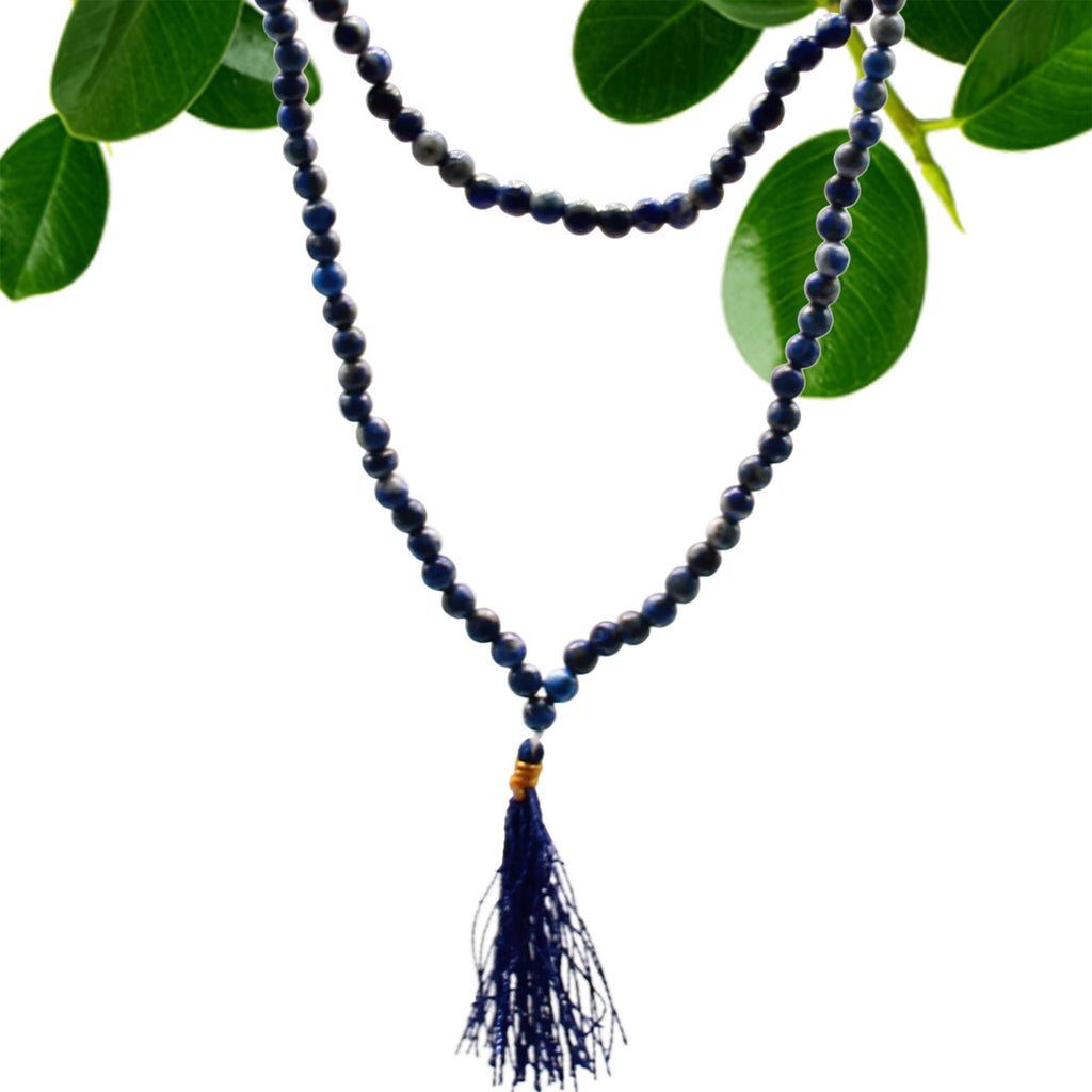 108 Bead Mala Necklace - Lapis Lazuli