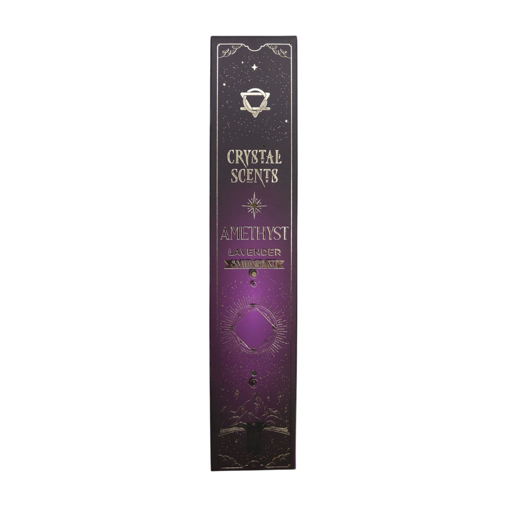 Lavender Amethyst Crystal Scents Smudge Incense