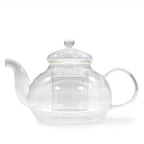 Round Pearl Glass Infuser Teapot  800ml