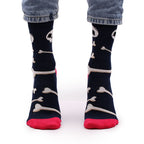 Skulls and Bones Hop Hare Bamboo Socks S/M