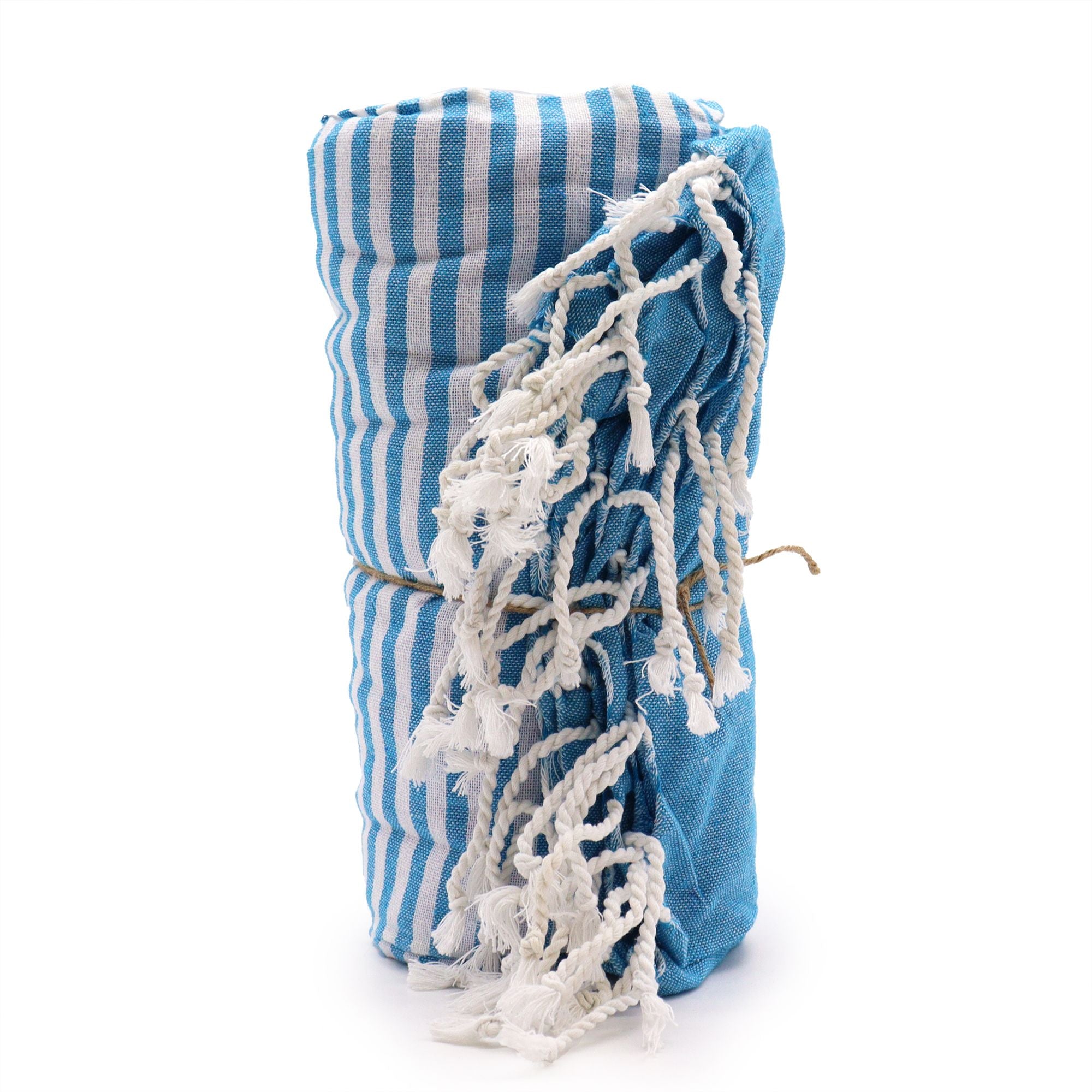 Sky Blue Cotton Pario Towel