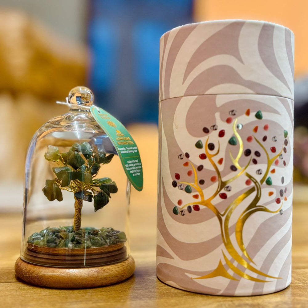 Green Adventurine Gemstone Dome Garden 30 chipstones