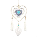 Blue Heart Dream Catcher Medium