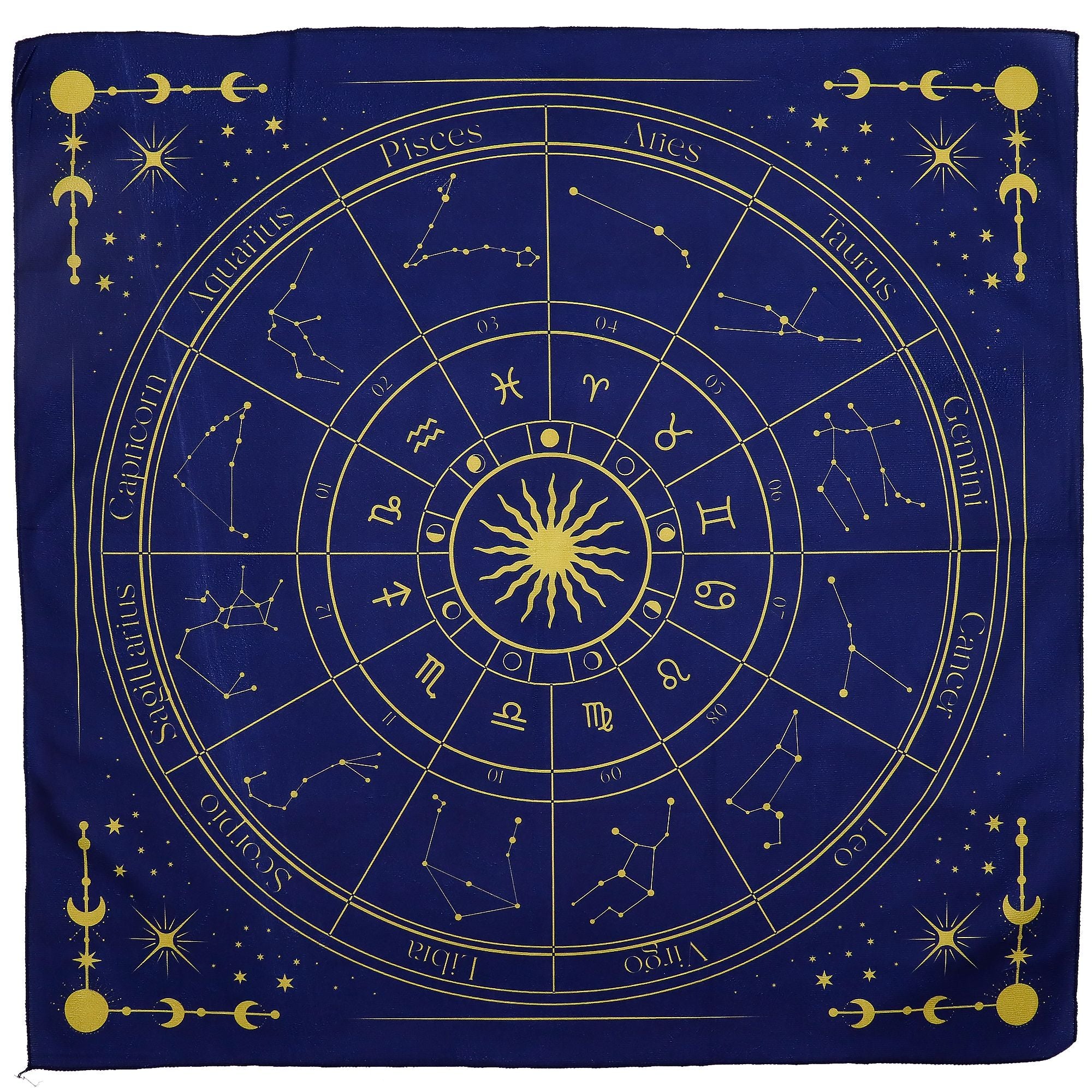 Zodiac Tarot Reading Cloth