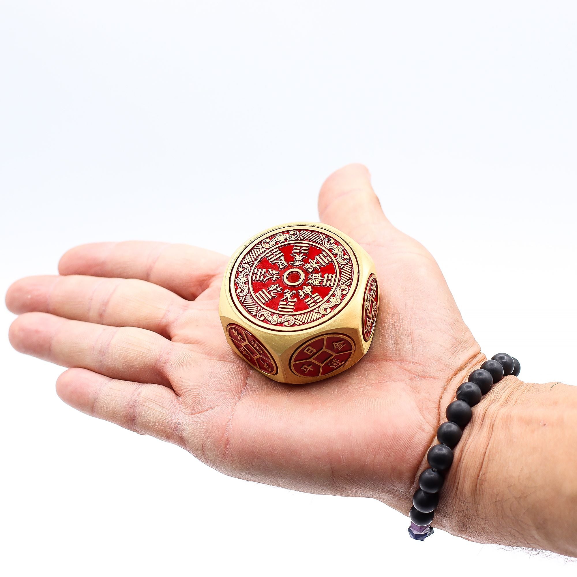 Auspicious Date Selector Feng Shui Fortune Red Calendar & Coin Dice