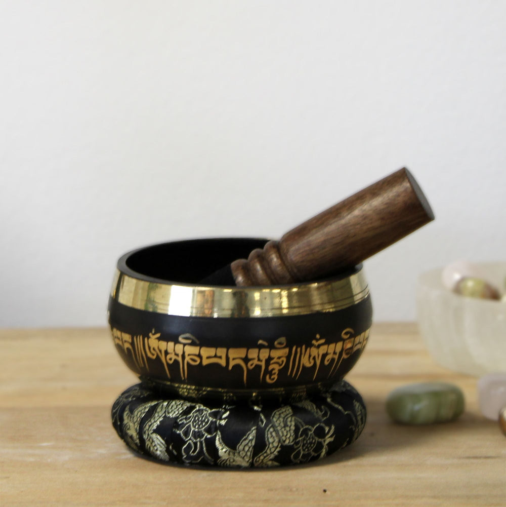 Lotus Flower Tibetan Singing Bowl Set | Symbol of Spiritual Awakening
