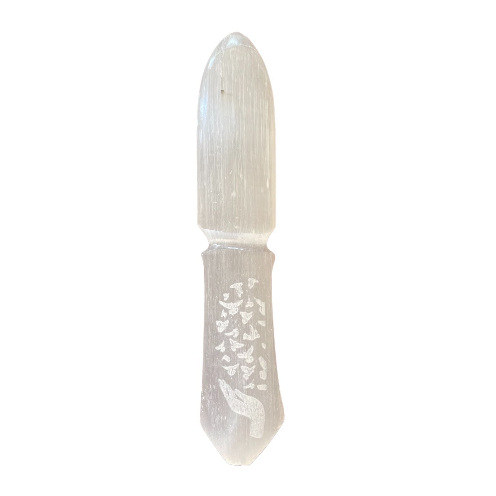 Releasing Bonds Selenite Ritual Knife
