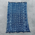 Desi Stripes Handmade Indigo Throw